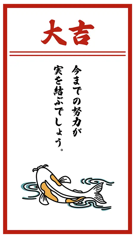 おみくじ結果